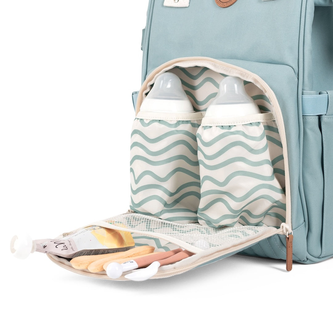 Sac à dos à langer Richie - Sauge