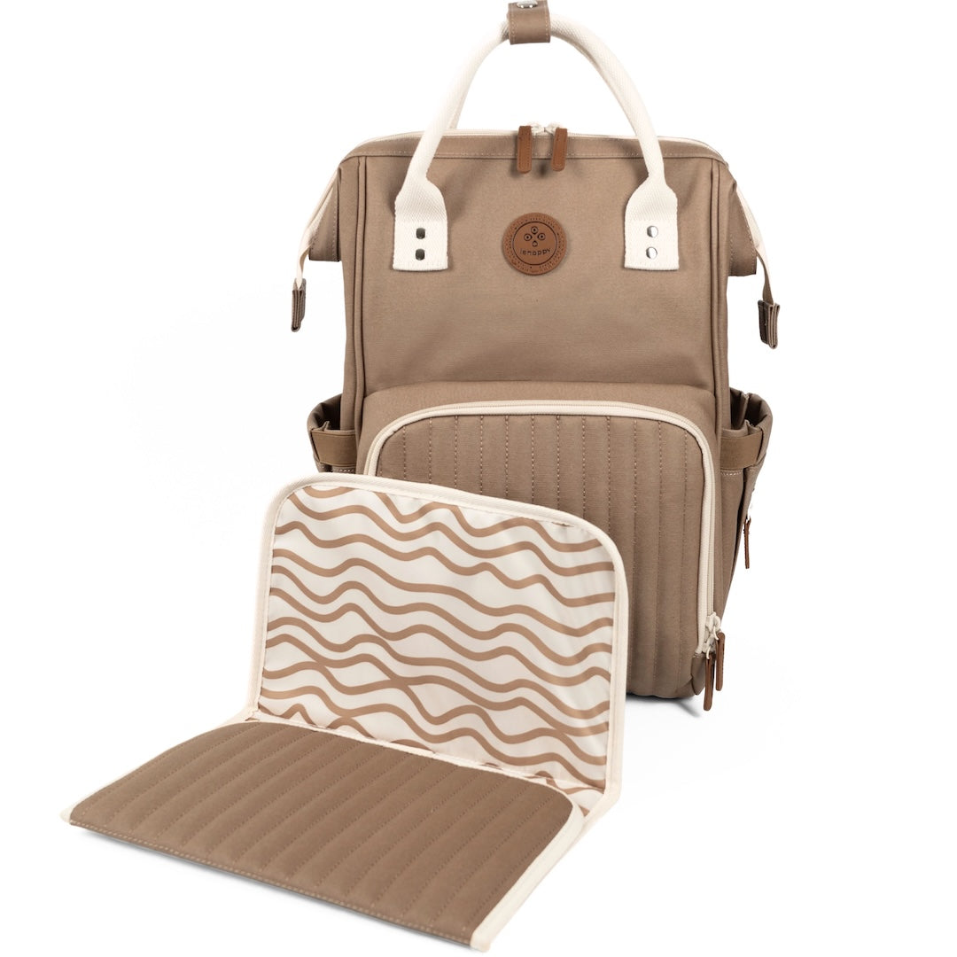 Sac à dos à langer Richie - Noisette