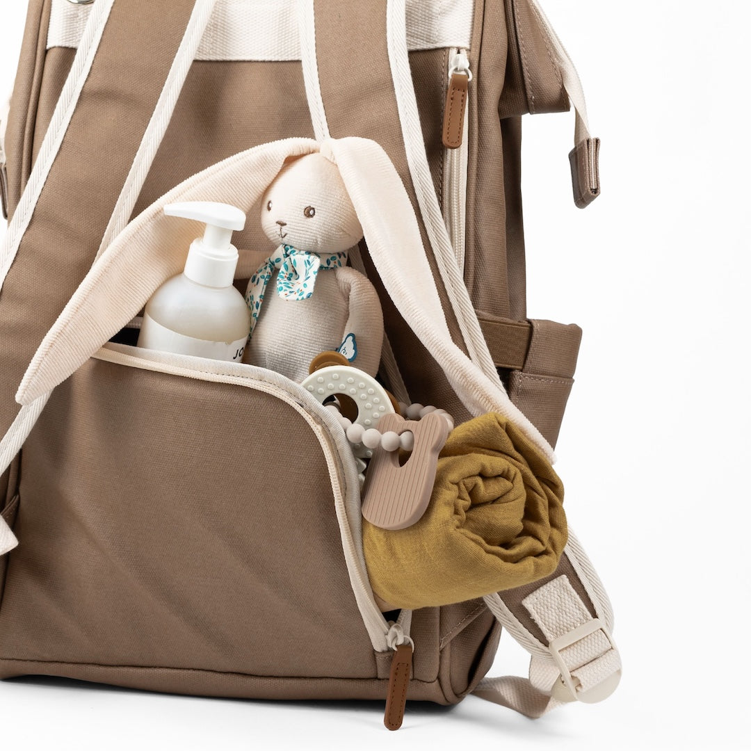 Sac à dos à langer Richie - Noisette