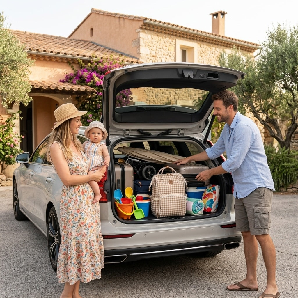 Avion, voiture, sac à langer : ce qu'il faut savoir avant le premier déplacement avec bébé