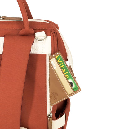 Sac à dos à langer Richie - Terracotta