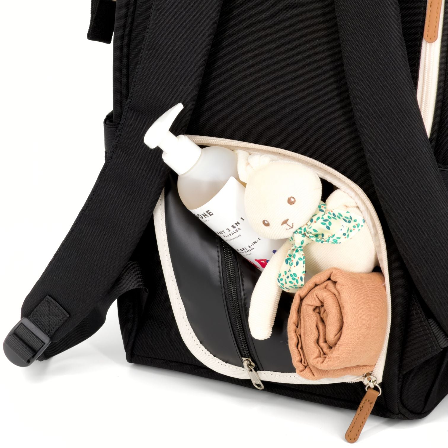 Sac à dos à langer Richie - Basalte