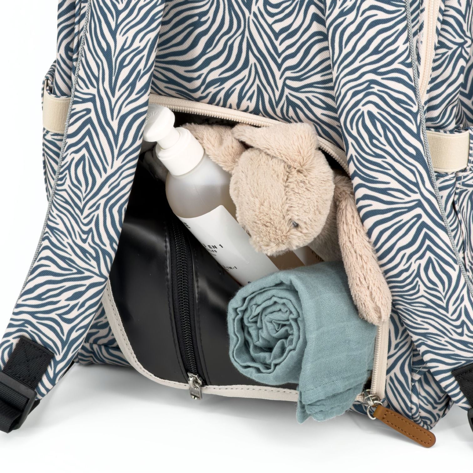 Sac à dos à langer Richie - Zebra