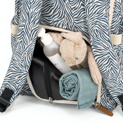 Sac à dos à langer Richie - Zebra