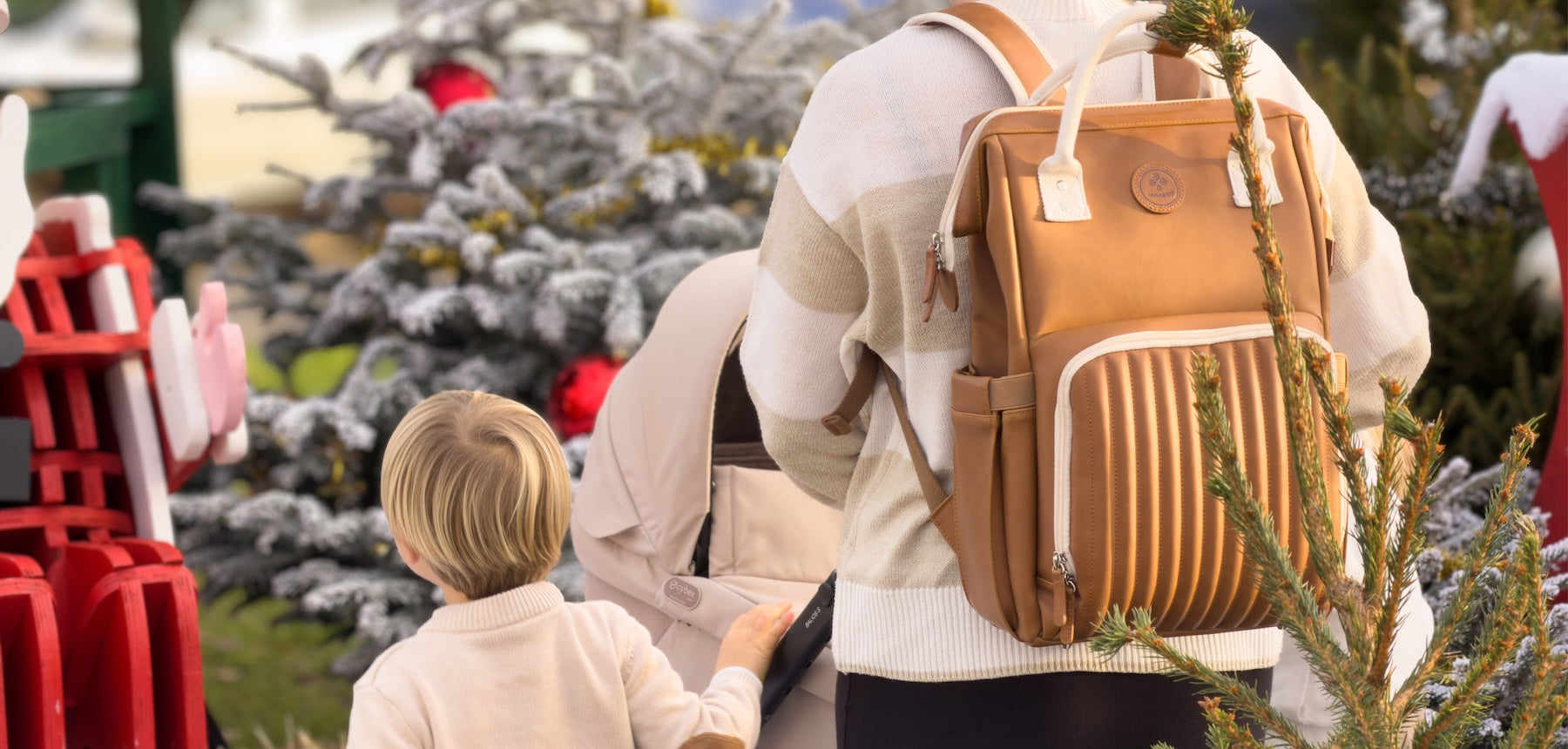 sac à langer lenappy sur poussette cybex balios 