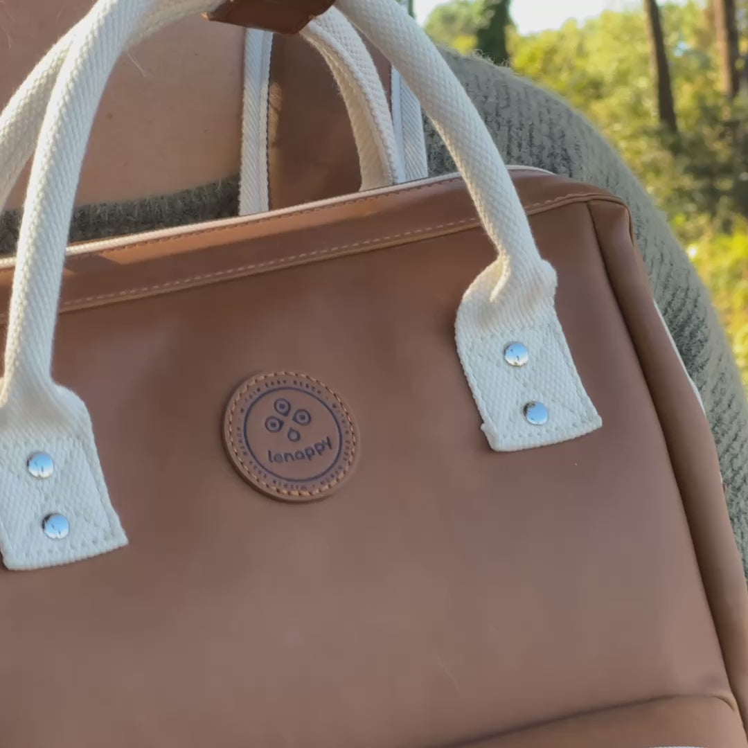 Sac à dos à langer Richie - Sucre Brun