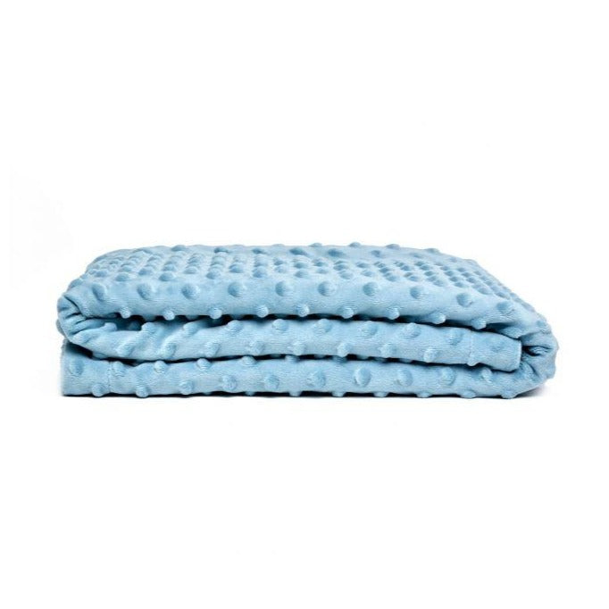 couverture minky bleu lenappy